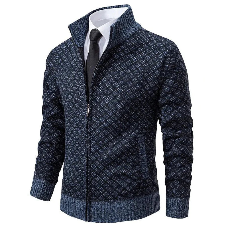 Élanford | Chaqueta Premium de Punto con Cremallera y Acabado Elegante